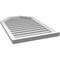 Ekena Millwork Octagonal Top Surface Mount PVC Gable Vent w/ 2"W x 2"P Brickmould Sill Frame, 24"W x 38"H GVPOT24X3803SF - alternate 3